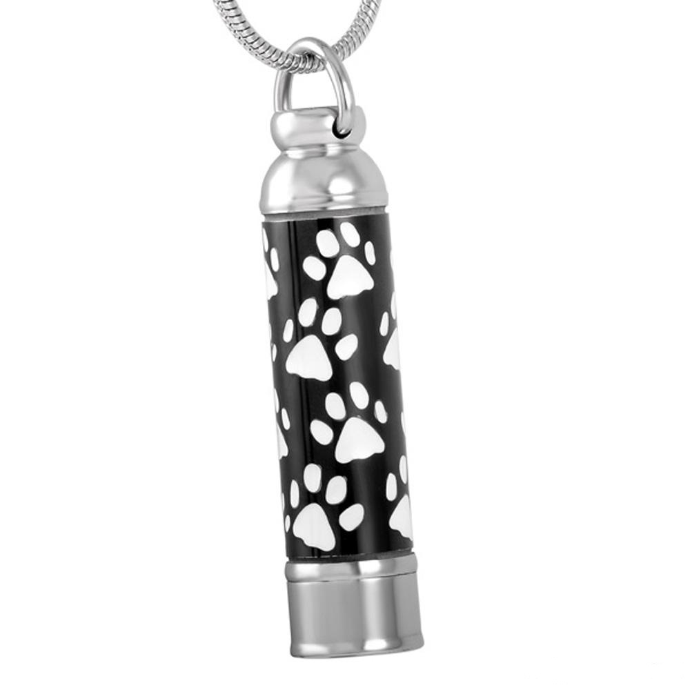 Urn Pendant - Paw Print Pendant-image